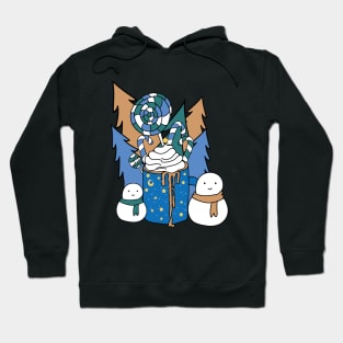 Tis The Season Colorful Winter Design Hoodie